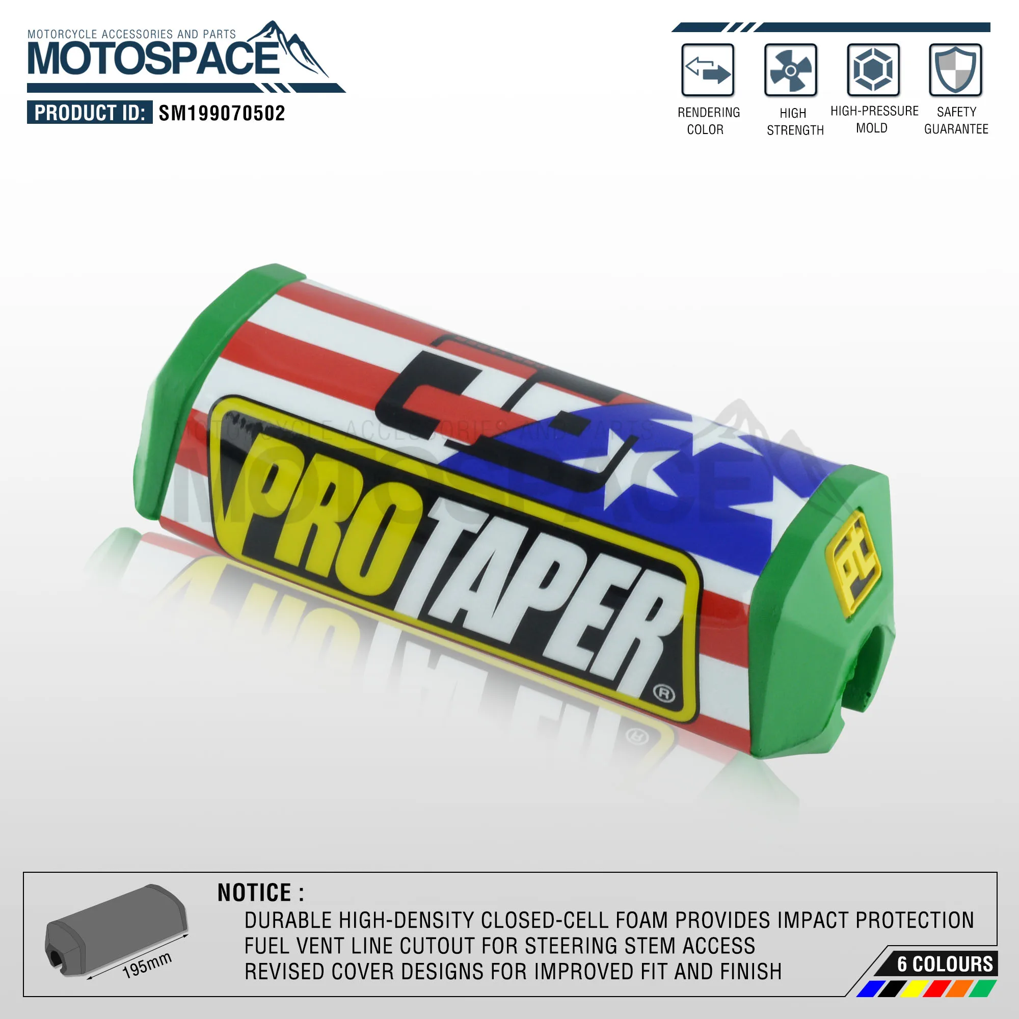 Металл USTAR V2 грудь Rrotector MX для руля pad Грязь велосипед ямы трюк на мотоцикле CRF YZF EXC TTR KLX 200 225 230 250 400 650