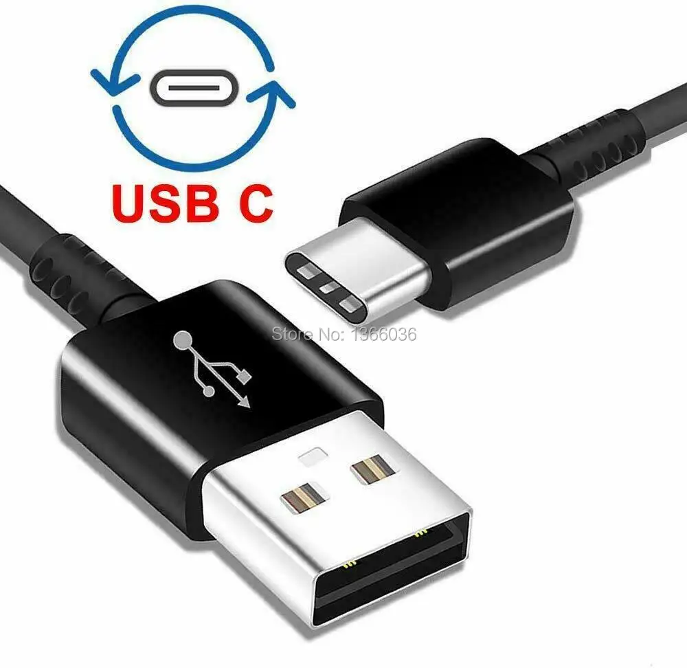 Samsung USB Type-C to USB Type-C Cable (3', Black)