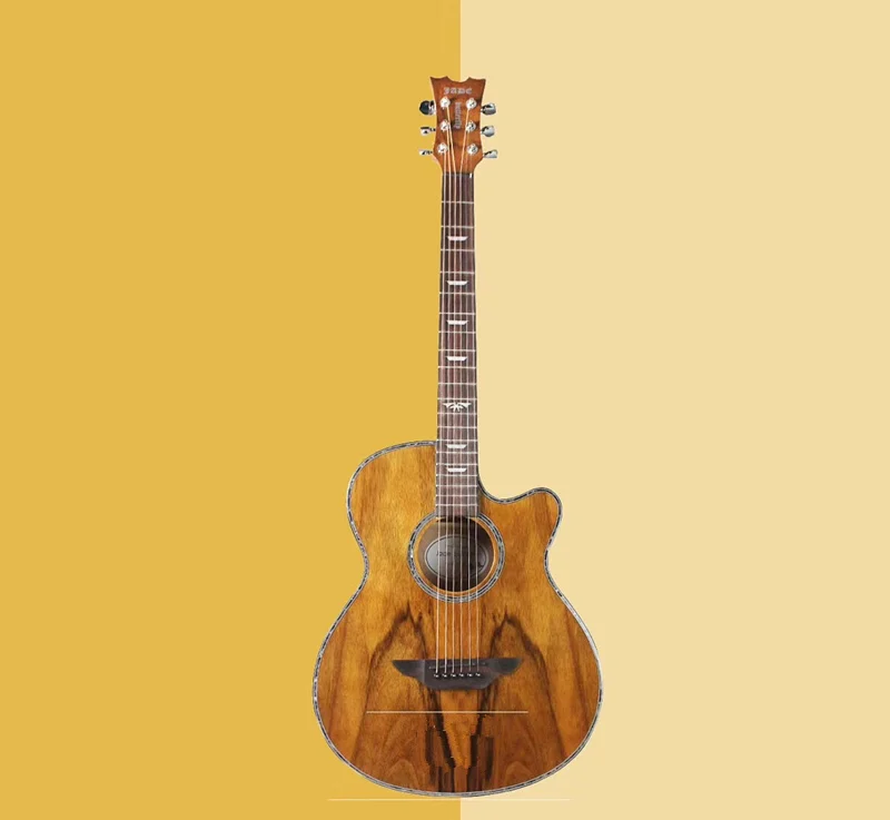 40/41 дюймов 6 строка баллада дерева гитара из липы гитара для начинающих запись Акустическая гитара гитары с 7 цветов AGT125