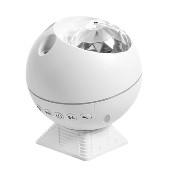 

Portable Home Decor Star Projector Party LED Night Light Kids Room Gift With Remote Control Lamp Stage Nebula Sky Romantic