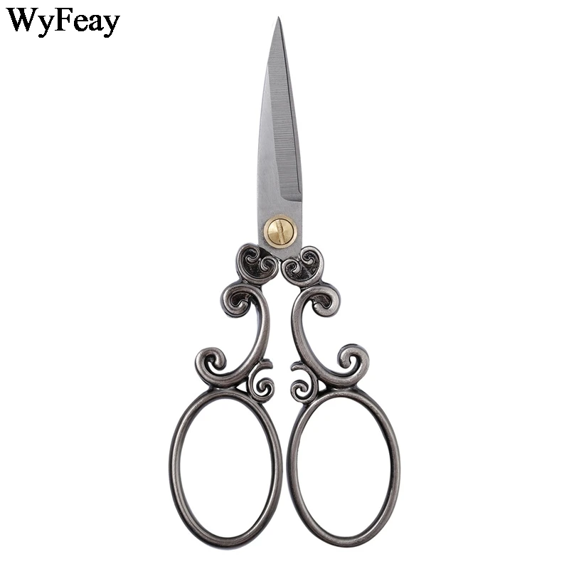 Small Vintage Antique Retro Sewing Scissors for Cutting Embroidery Sewing Cross Stitch Stainless Steel Tailor Supplies Needlework Tools sewing scissors,craft scissors