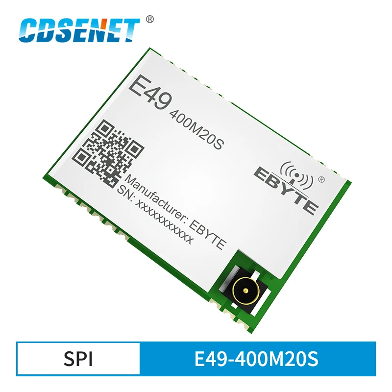 Радиочастотный модуль CMT2300A SPI 433 МГц 470 CC1101 20dBm FSK MSK IPEX Stamp Hole FEC CDSENET E49 400M20S