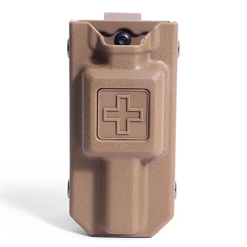 Открытый Жгут сумка для хранения MOLLE система EMT жгут сумка - Цвет: Coffee