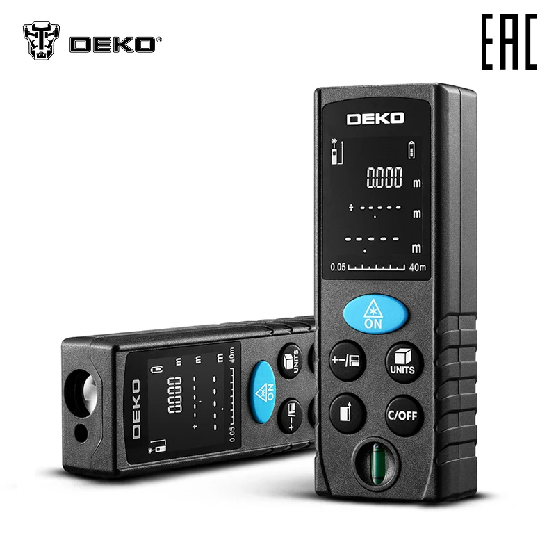 Лазерный дальномер DEKO DKLRD11 точность измерения 2мм дальность 40м минимальное