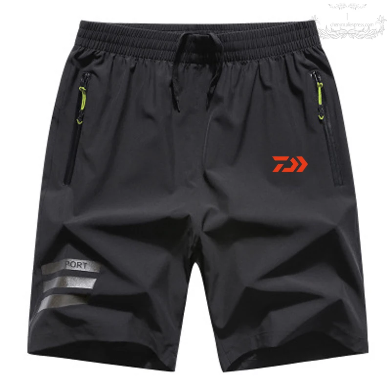 Стиль Daiwa рыболовные шорты водонепроницаемые дышащие легкие Пляжные штаны Свободные мужские до колен штаны рыболовные 3 цвета - Цвет: 02