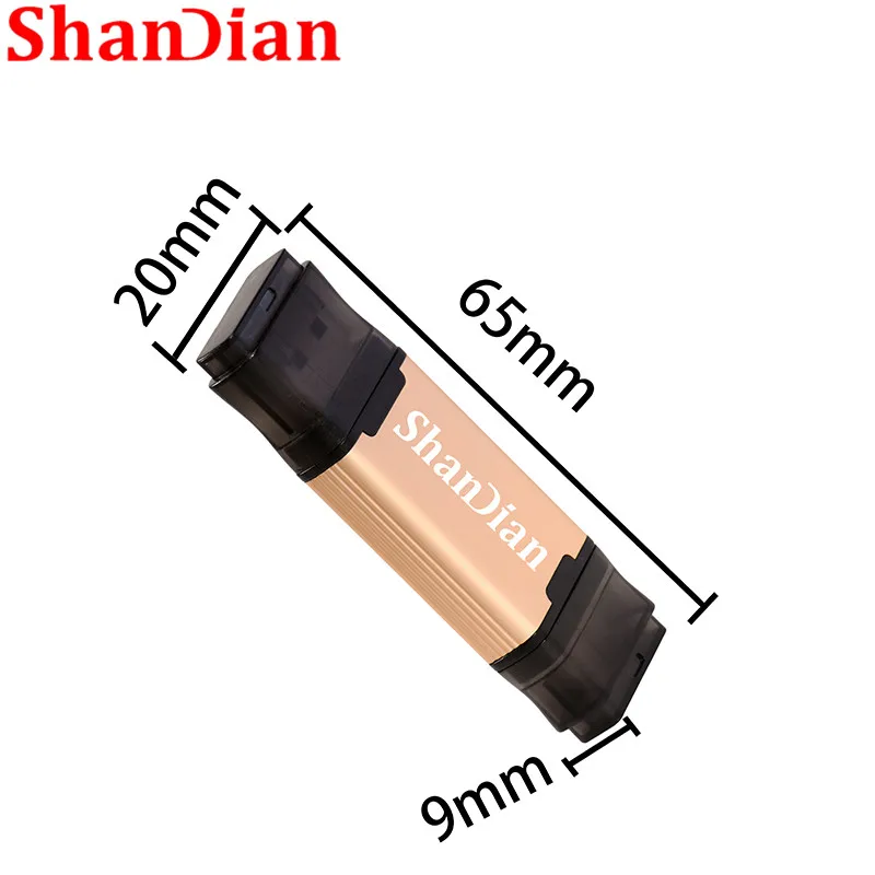 SHANDIAN Тип C USB флеш-карта памяти 16 ГБ 32 ГБ Флешка 4G 8G 64G 128 ГБ U диск USB флеш-накопитель для компьютера/type C Интерфейс