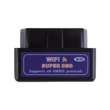 

Mini ELM327 WiFi ELM 327 OBDII Car Diagnostic Tool OBD2 Code Reader Scanner For Android ELM WiFi 327 black hot selling