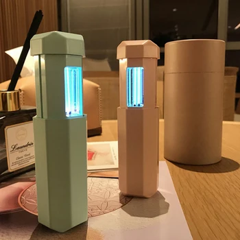 

MINI UV lamp Ultraviolet germicidal disinfection lamp portable UV handheld home travel ozone sterilizer Blue Pink Fashion Lamp