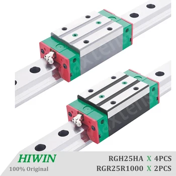 

HIWIN RGH25 Block Linear Guides Rail 1000mm Machine Parts set with ballscrew for Z axis CNC Machine Center Precision ZB preload