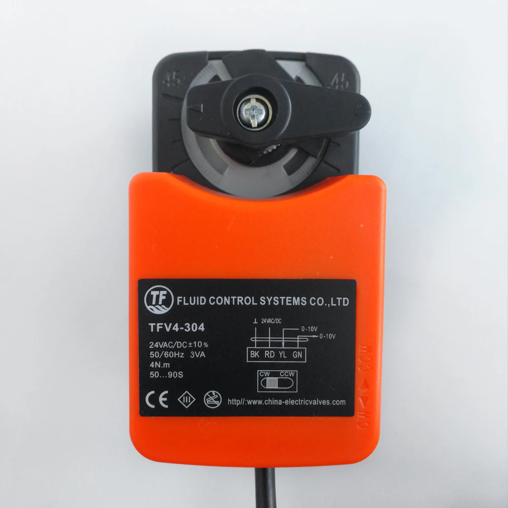 TFV4 304 модулирующий привод клапана 4Nm AC/DC24V 0 10V пропорциональный клапана|actuator