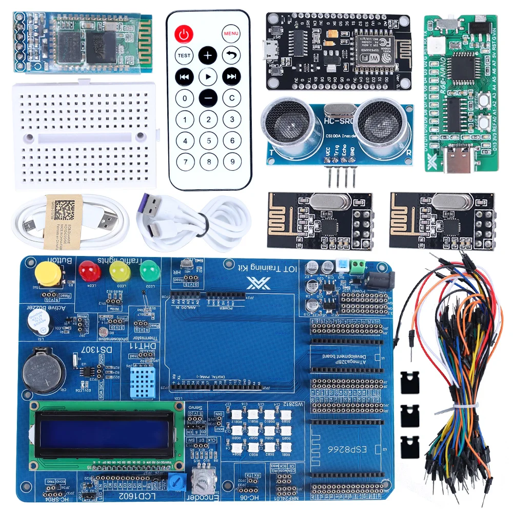 Super Starter Kit For ATmega328p ESP8266 CH340G development board Large Board Arduino DIY Programming Electronic Projects | Электроника