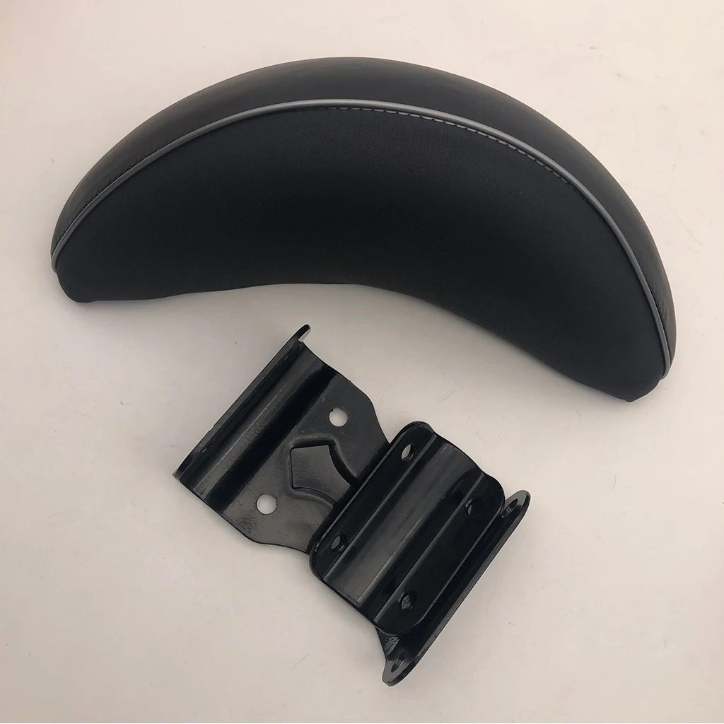 Motorcycle Sissy Bar Backrest Cushion Pad Rear Passenger Seat Cover