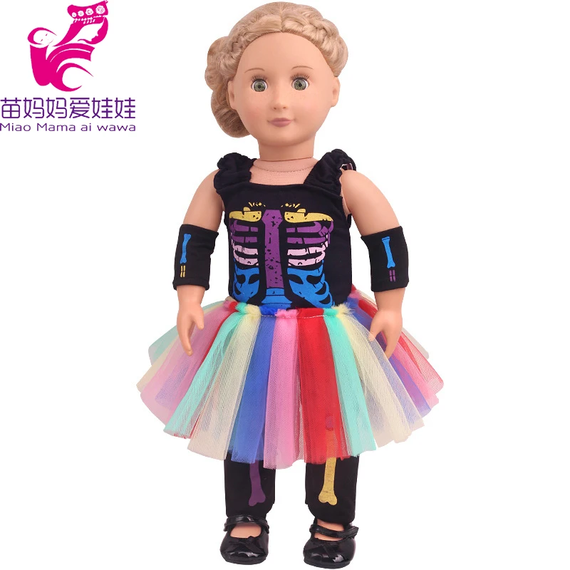 43 см детская кукольная одежда на молнии пальто с капюшоном брюки 1" американская кукольная одежда куртка - Цвет: A18