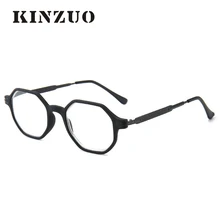 KINZUO с защитой от УФ-излучения, очки для чтения, нестандартная оправа смолы рецептурные линзы для очков+ 1,0+ 1,5+ 2,0+ 2,5+ 3,0+ 3,5 18903