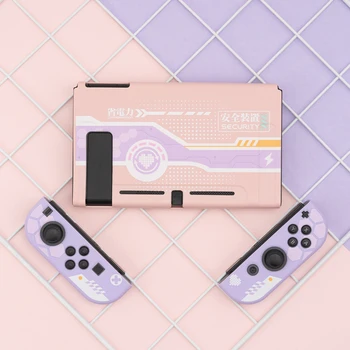 

Pink Girly Protective Shell Cartoons TPU Soft Cover Shell Game Console Housing NS Case Box For Nintendo Switch Accessories