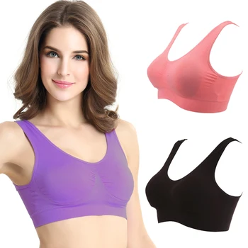 

Plus Size Bras for Women Seamless Bra with Pads Big Size 5Xl 6Xl Bralette Push Up Brassiere Bra Vest Wireless Bh