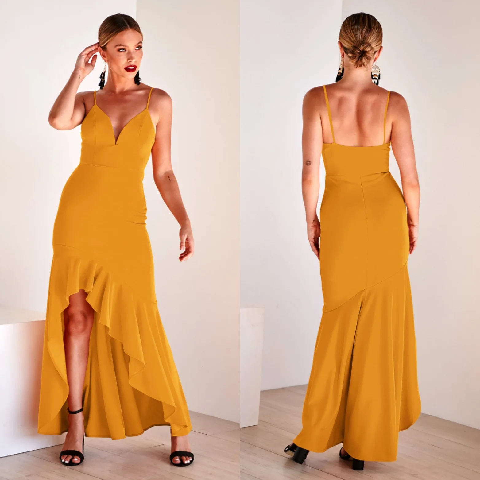 

Summer Solid Color Dress Sleeve V-neck Women Clothing Dresses Woman Party Night Party Dress Vestido De Festa Longo Boho Clothes