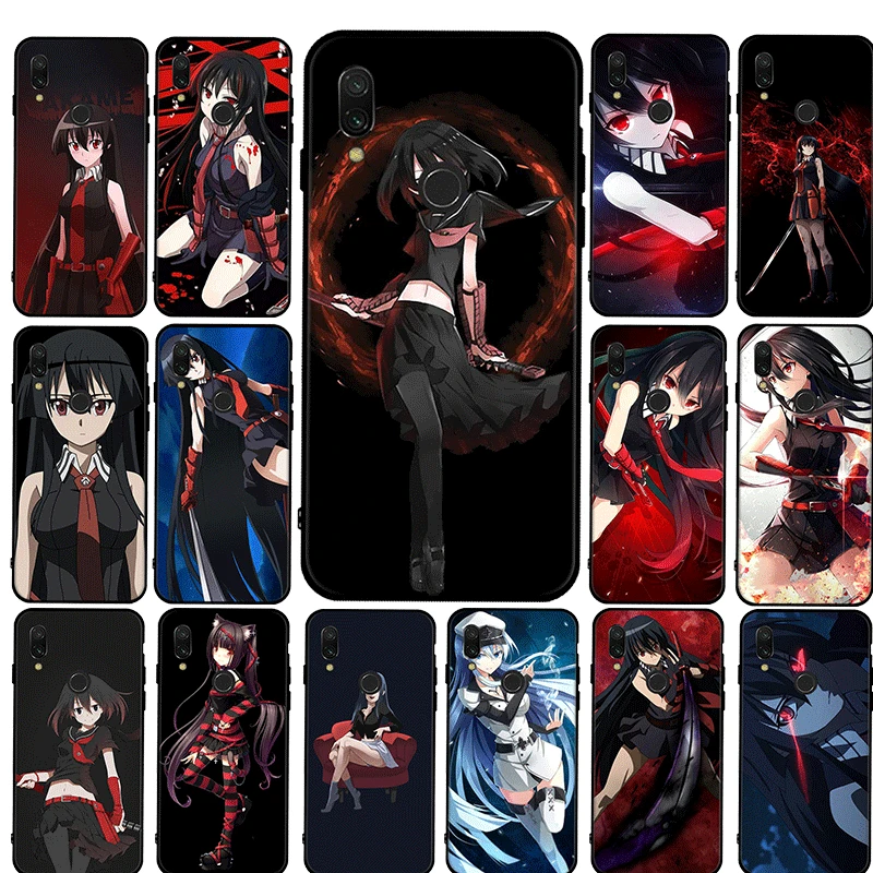 Akame ga Kill! Новый силиконовый чехол для телефона Xiaomi Redmi Mi 6 8 SE Lite 9 A3 9T Pro F1 A1 CC9 CC9E |