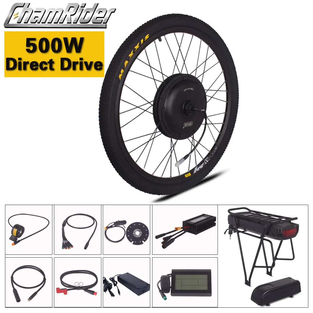 Chamrider ebike Kit Direct Drive 500W 36V 48V 52V font b Electric b font font b