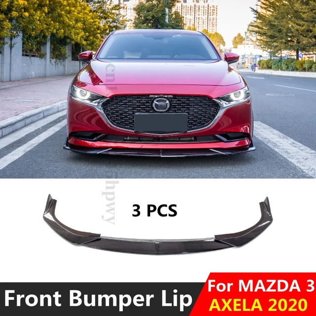 Front Stoßstange ABS Splitter Lip Diffusor Spoiler Lippe Schutz Abdeckung  Trim Für Mazda 3 Limousine Axela 2020 Tuning Zubehör Körper kit - AliExpress