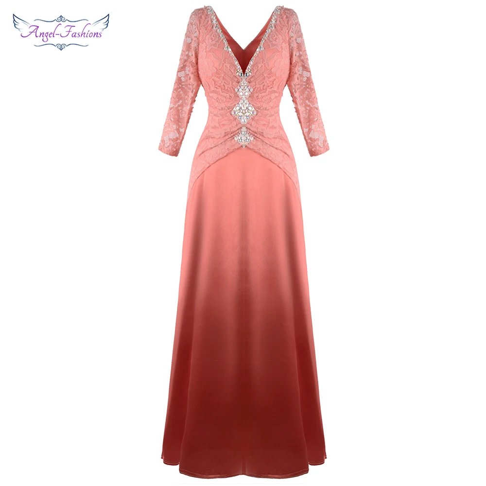 Angel fashions женское элегантное вечернее платье с глубоким v образным вырезом и