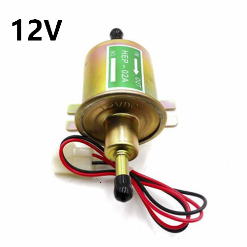 Quality Low Pressure Universal Diesel Petrol Gasoline Electric Fuel Pump HEP-02A 12V 24V For Car Motorcycle