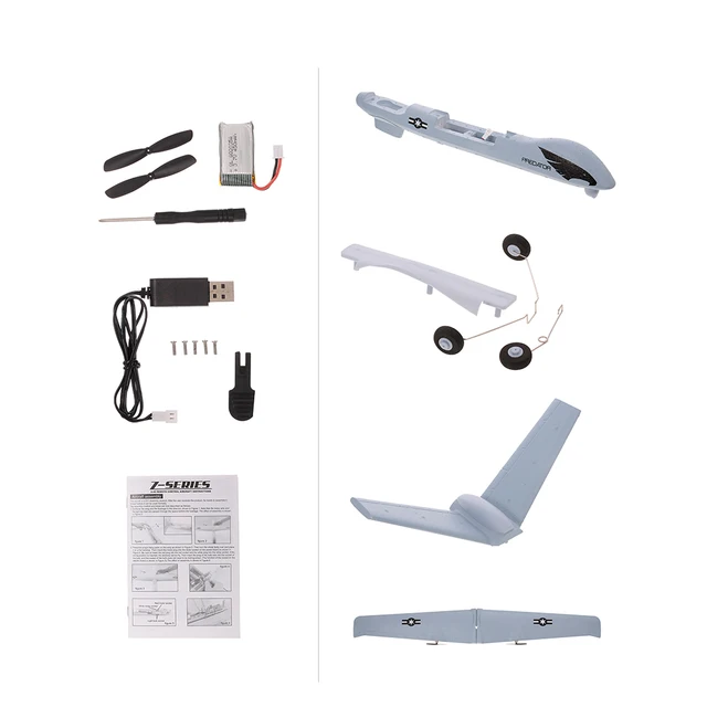 Z51 Glider Plane Hand Throwing foam drone RC airplane model Fixed wing toy 20 Minutes Fligt Time Wingspan juguete toys for boys 5