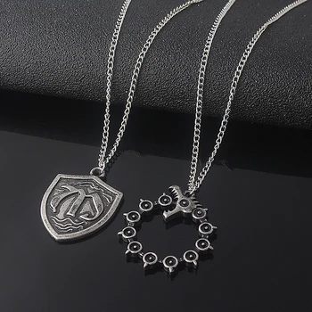 

Anime The Seven Deadly Sins Meliodas Dragon Necklaces Nanatsu no Taizai Pendant Necklace for Men Choker Jewelry Accessories