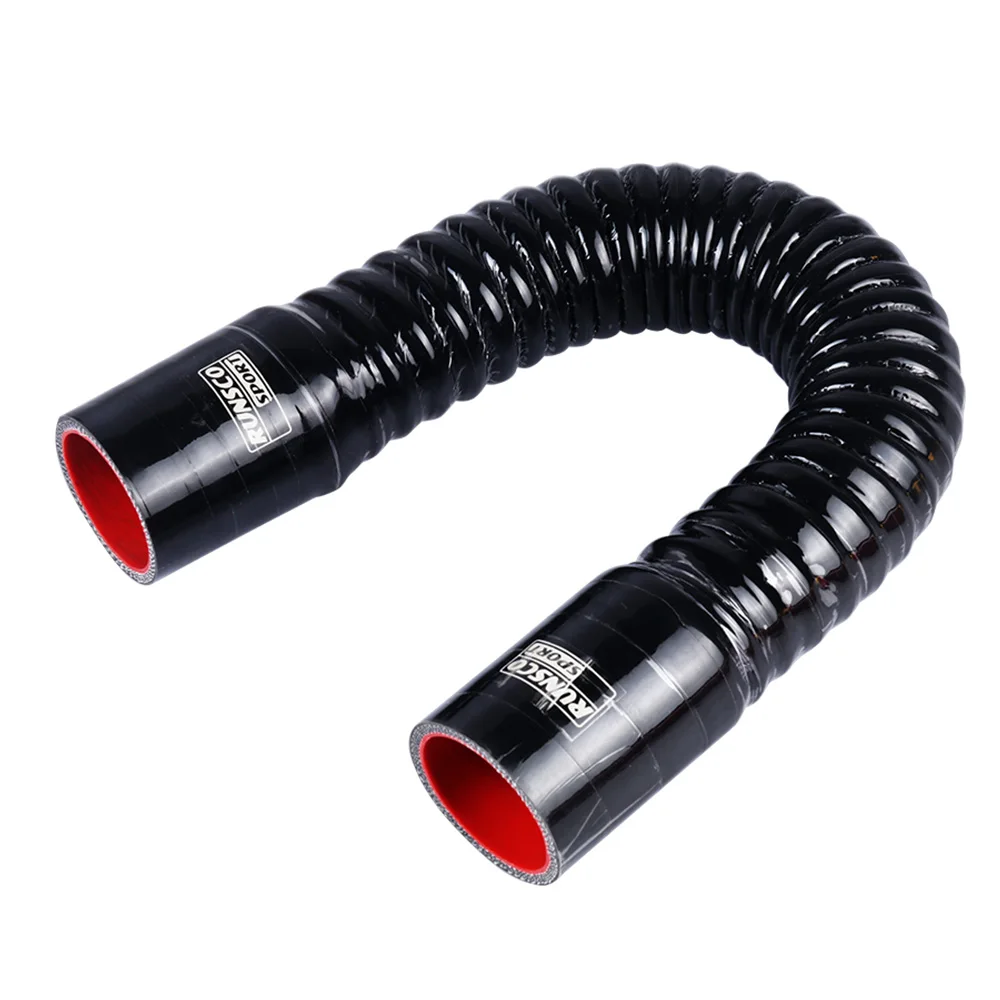 Tubo Flessibile In Silicone Universale Per Radiatori E Prese D'Aria – Alta Temperatura, Atossico, Diametro 30-100mm, Lunghezza 1000mm (ID 45mm)