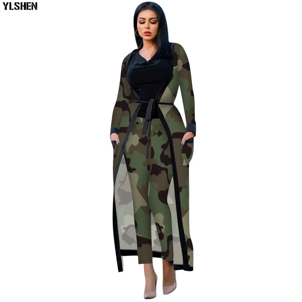 Print African Dresses for Women 2 Piece Set Dashiki Plus Size African Clothes Africa Clothing Pants Suit Bazin Robe Africaine 18