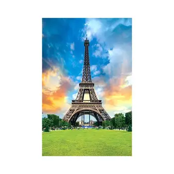 

1000Pcs Adult Kid Puzzle Jigsaw Tulip Beach Building Decompression Game Toy Gift Jigsaw Toy DIY Kit Concentration education toys