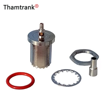 

10pcs RF Connector UHF Female Jack Wire Connector for Coaxial Cable RG316 RG178 Wholesale