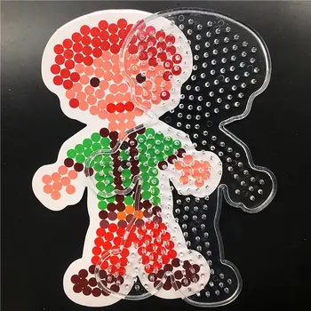 

2018 2Pcs DIY puzzle Assembling bean set For Kids Cartoon Molds Hand Making Puzzle Kids Educational Toys Spell Replenish Beans