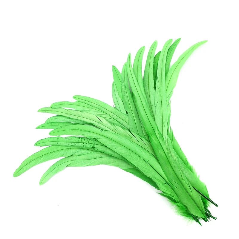 Description Picture 5 of item50Pcs/Lot 30-35cm Rooster Tail Colored Feather Carnival Long Plume Handicraft Accessories Wedding Party Decor Table Centerpieces