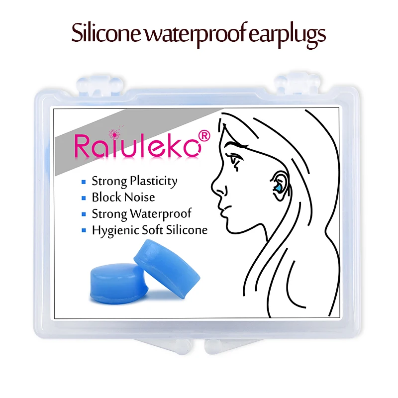 12pcs Silicone Waterproof Swimming Earplugs Showering Protective Earplugs For Sound Insulation Ear Protection Safety Earplugs