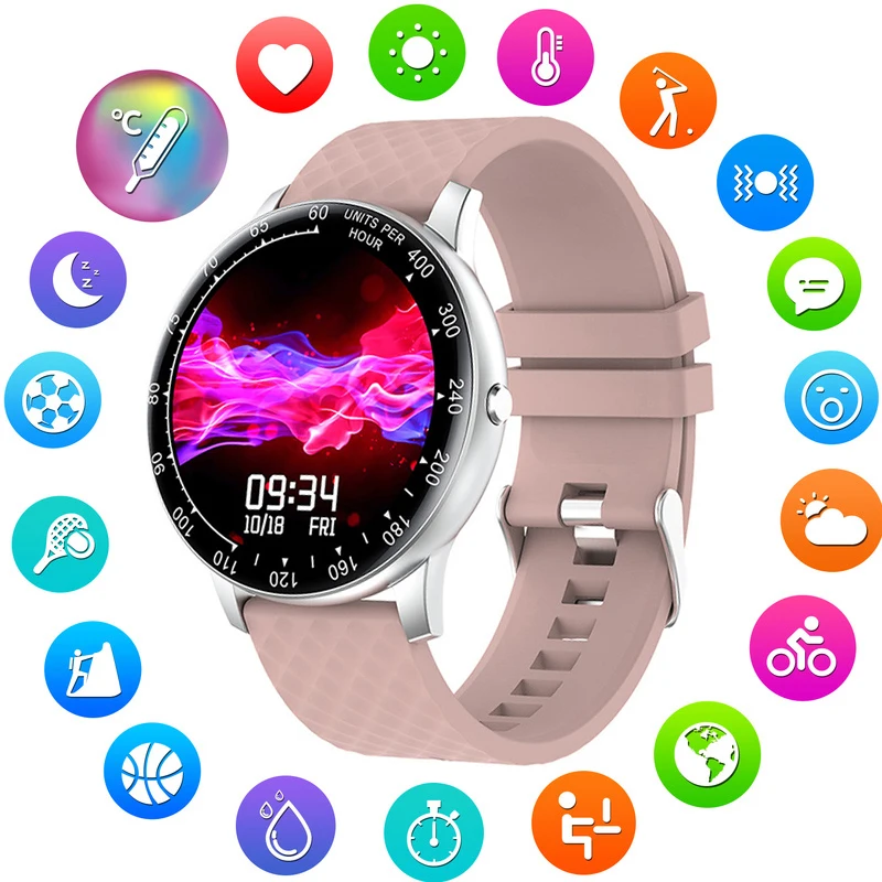 Smart Watch DIY Dial Face Blood Pressure Heart Rate Monitor IP68 Waterproof Smartwatch For Xiaomi iPhone Women Men