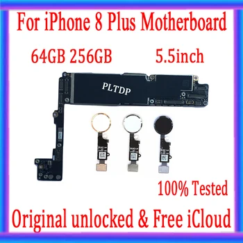 

For iPhone 8 Plus Motherboard 64GB/256GB Without Fingerprint IOS System For iPhone 8 Plus 5.5inch Logic Board With Chips Mainboa