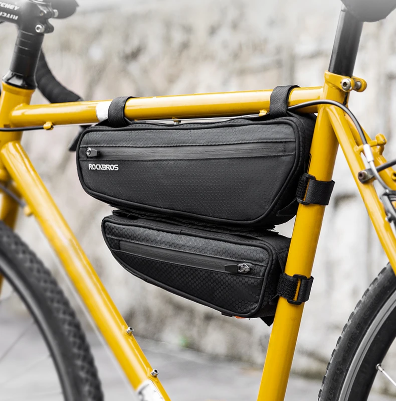 Description Picture 2 of itemROCKBROS Bicycle Bag MTB Road Multi Front Bag Frame Bag Triangle Bike Bag Tail Bag Set Daily Large Waterproof Cycling Panniers
