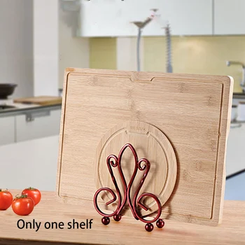 

Anti Rust Cutting Board Holder Kitchen Durable Pot Cover Storage Utensil Carbon Steel Decoration Simple Multifunction Home Tools