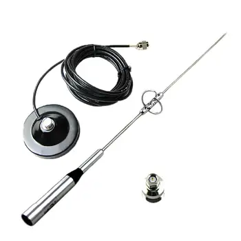 

Universal Car Auto 770S UHF VHF Dual Band Car Radio Antenna with Sucker Adapter Automobiles Accessories for Walkie Talkie
