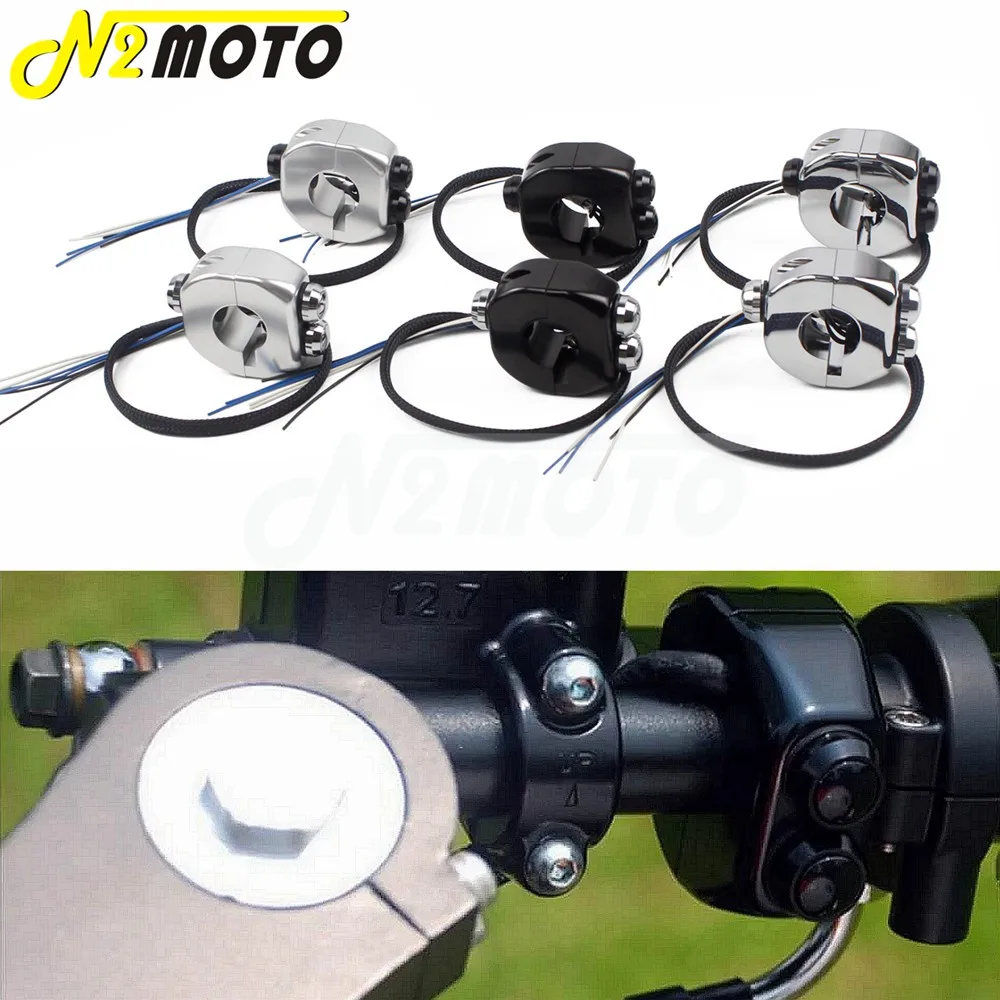 PRO Arrival 12V Aluminum Motorcycle Switches 7/8" 22mm Mount Switches