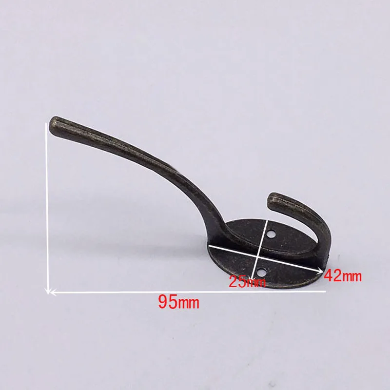 

New 6pcs Classic Antique Iron Clothes Rack Hooks Coat Hook Hanger Vintage Retro