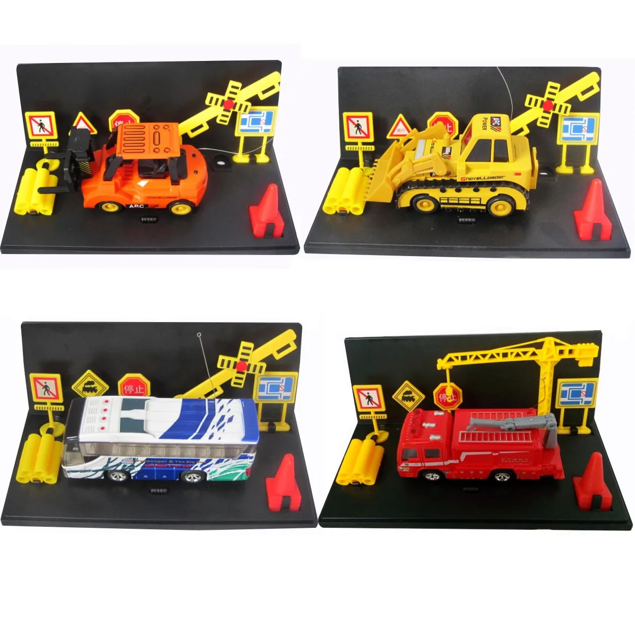 

Mini City Remote Control Car Traffic Engineering Transportation Vehicle Model Toy 8 Mixed Wl5010