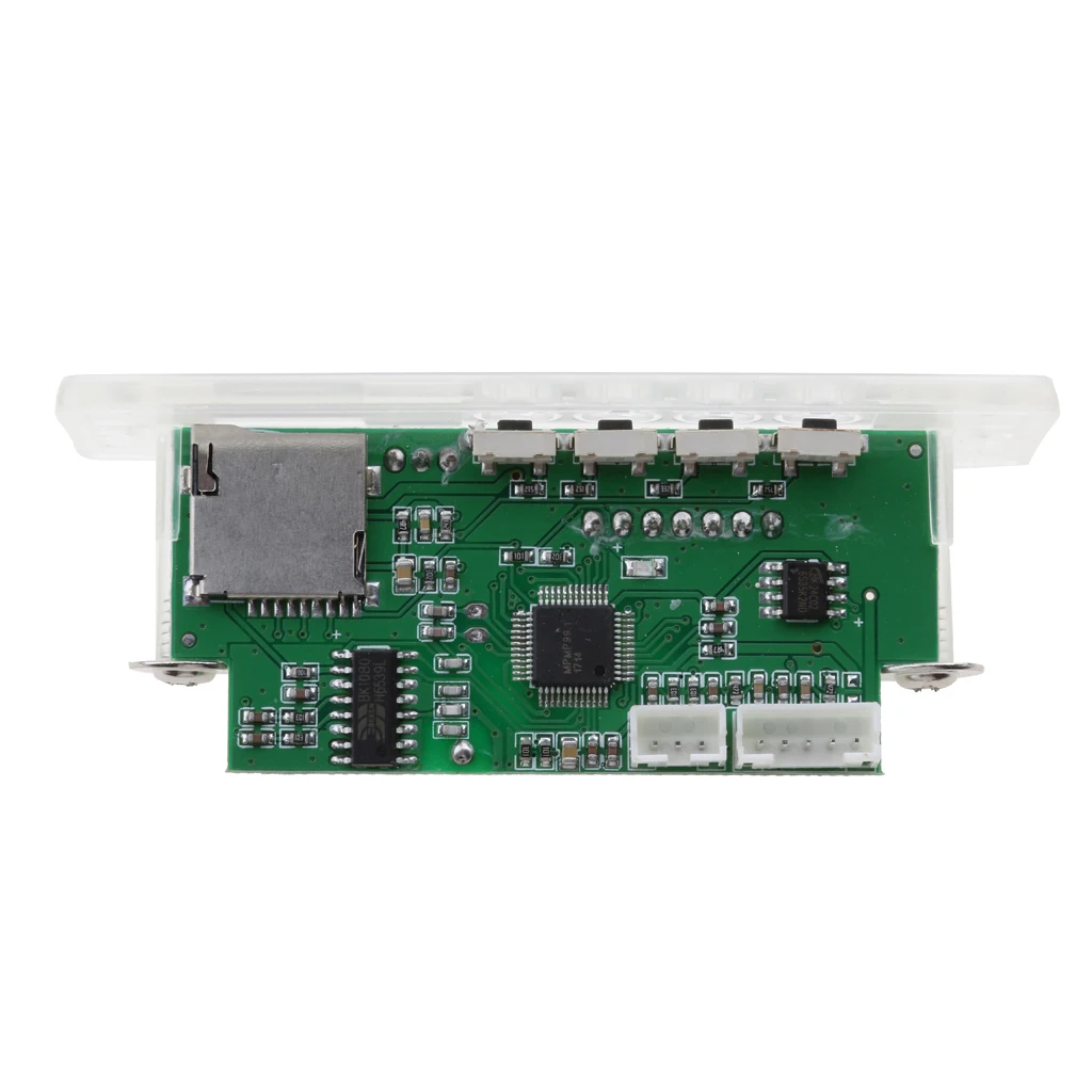 Car Blue LED MP3 Decoder Board Wireless Audio Module DC12V USB TF FM Radio