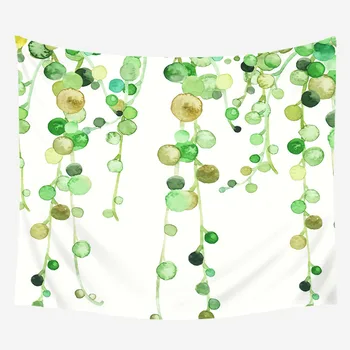 

Cilected Nordic Fresh Plant Flower Tapestry Wall Hanging Living Room Bedroom Sofa Background Cloth Tapestry Tablecloth Sheets