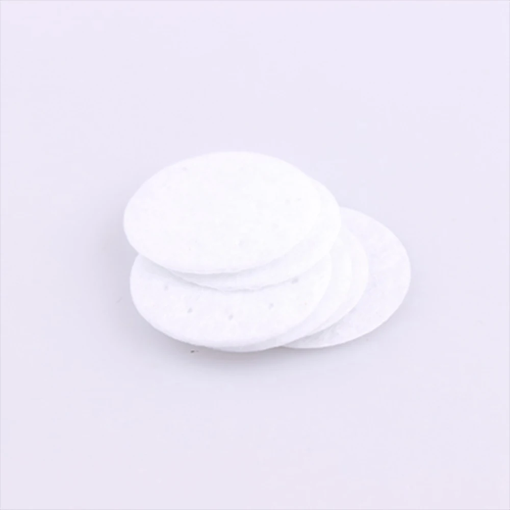 100PCS 25/30/40mm white and black round felt cloth pad patch scrapbook DIY handmade accessories round felt cloth decoration