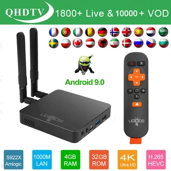 

UGOOS Android 9.0 Smart TV Box AM6 Pro S922X QHDTV IPTV 5G WiFi 1000M LAN BT 5.0 4K HD Home Media Player Set Top Box iptv Box