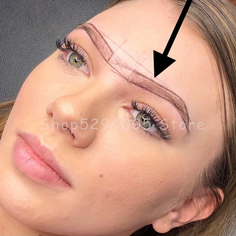 Microblading Pre-inked mapping string в татуировочных аксессуарах, картографические инструменты для резьбы, маркера, ниток для бровей, картографическая нить для PMU