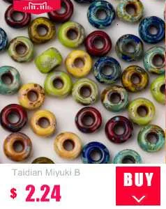 Тайдиан Делика Miyuki seedbeadbeads японский 11/0 Пикассо 1,3*1,6 мм Бисероплетение родная одежда Вечерние платья изготовление 3 грамма about600шт