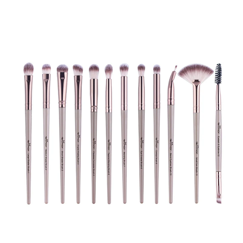 

ANMOR 12 Pcs Makeup Brushes Set Professional Brushes For Makeup Synthetic Eyeshadow Blending Concealer Brush Kit